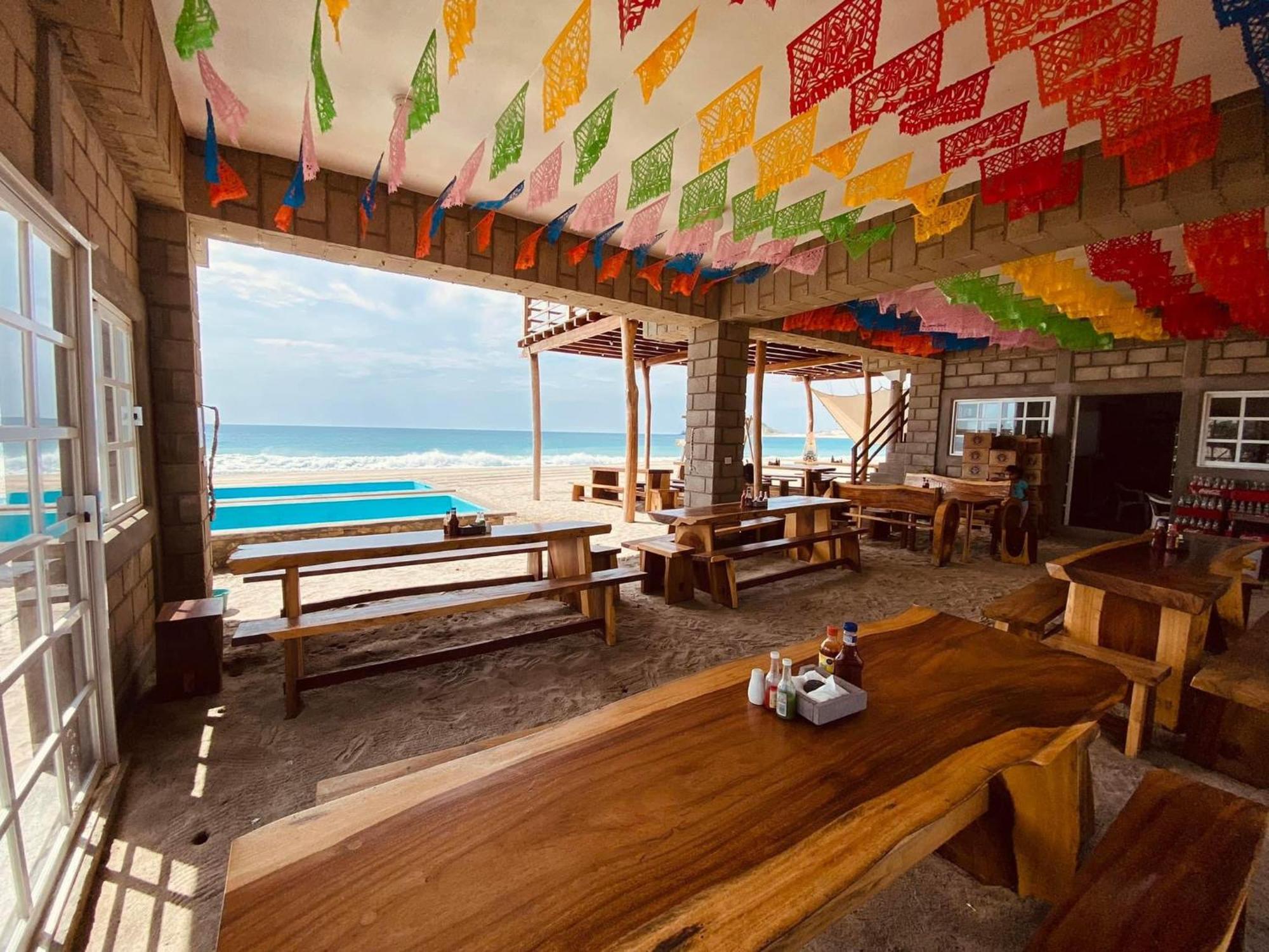 Sal Marina Restaurante Y Cabanas Salina Cruz Luaran gambar